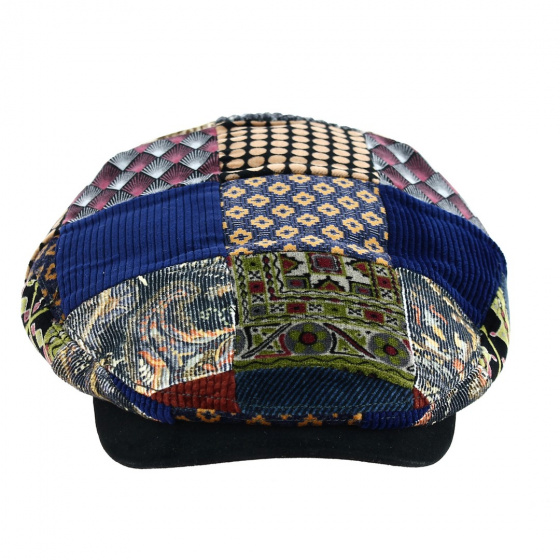 Casquette Plate Vintimille Patchwork Coton - Traclet
