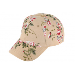 Kids Leo Cotton Cap Beige - Traclet