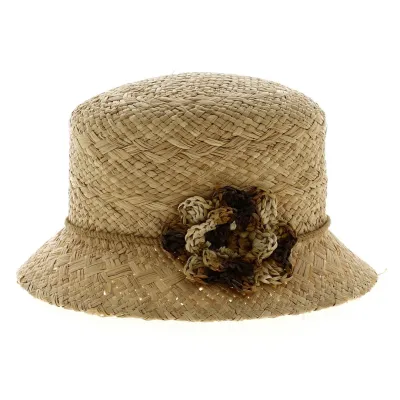 Chapeau Cloche Firenze Paille Naturelle - Traclet
