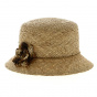 Firenze Natural Straw Cloche Hat - Traclet