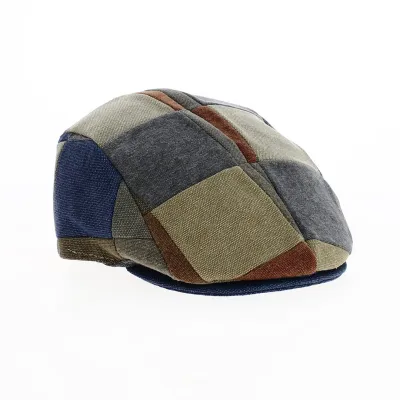 Lanco Cotton Multicolored Flat Cap - Flechet