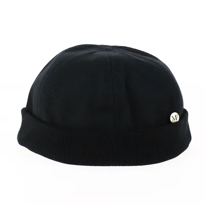 Bonnet Docker Picoti Coton Noir - Flechet