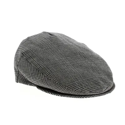 Casquette Plate à Carreaux Paga Coton - Flechet