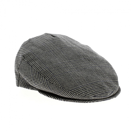 Paga Cotton Flat Checkered Cap - Flechet