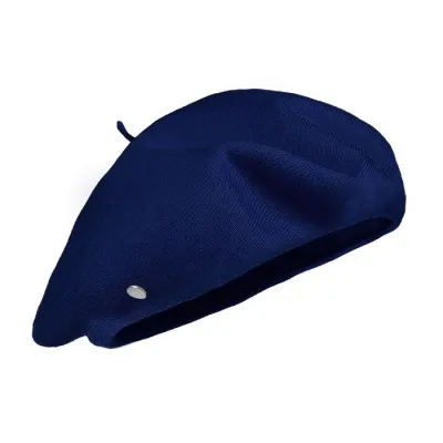 Summer Beret Pluma Blue Cotton - Heritage by Laulhère by Laulhère Reference: 11600 | Traclet Hat Shop