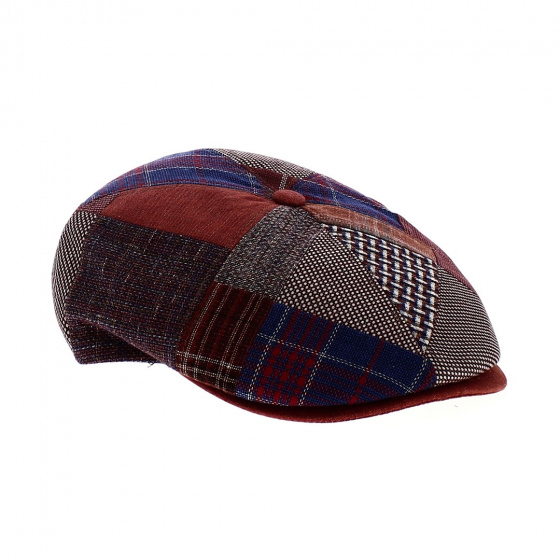 Casquette 6 Côtes Vivio Patchwork Lin - Flechet Casquette 6 Côtes Vivio Patchwork Lin - Flechet