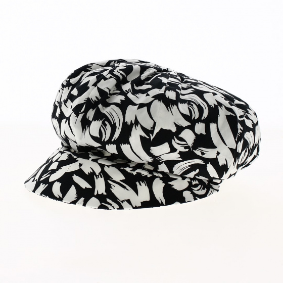 Cap Gavroche Riviera Reversible Black & White - Traclet