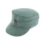Military Cap Cotton Water Green - Traclet