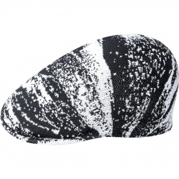 StyleTo 507 Flat Cap Black & White - Kangol