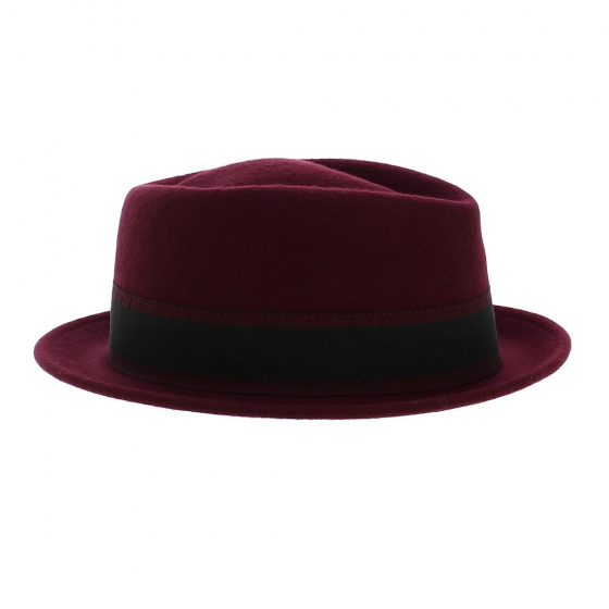 Chapeau Porkpie Impéria Bordeaux - Traclet