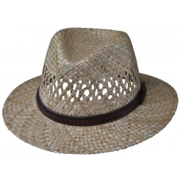 Traveller Paka Openwork Natural Straw Hat - Traclet