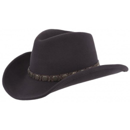 Bodie Western Hat Brown Felt - Stetson