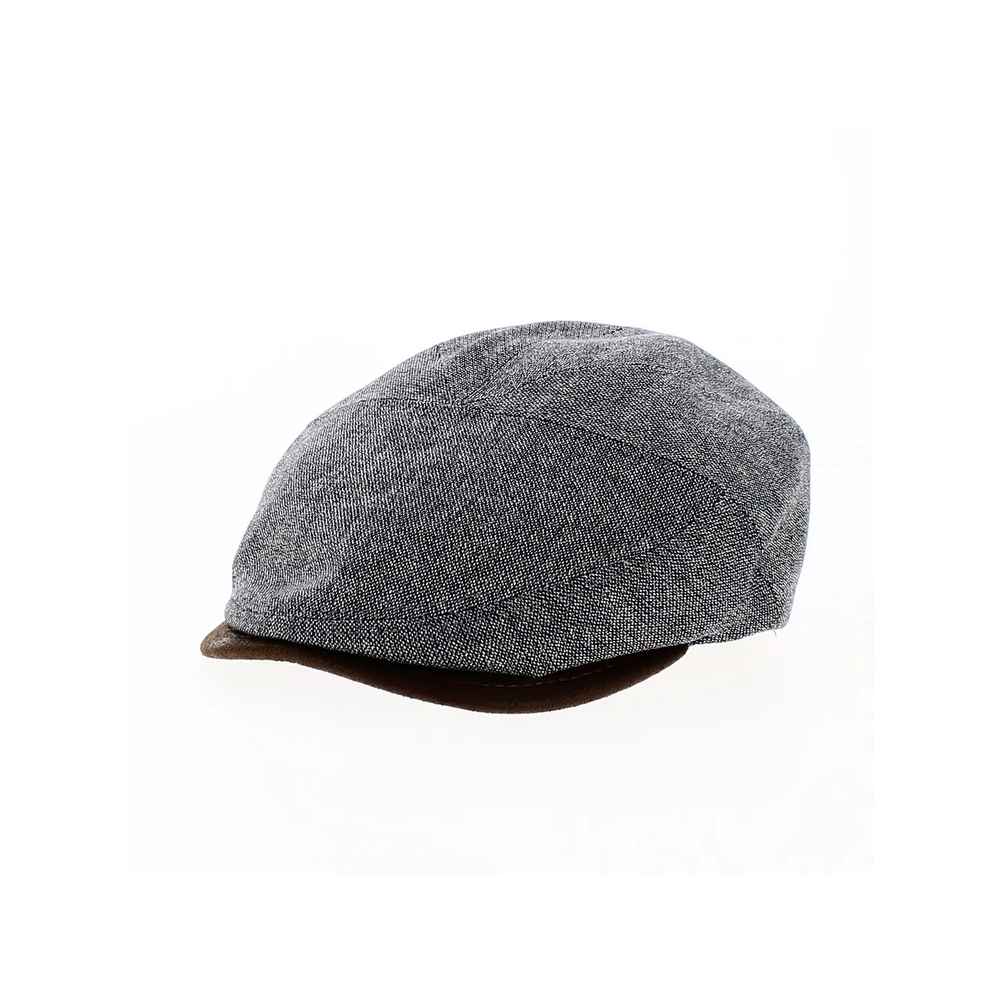 Casquette Plate Gecko Soie Gris - Flechet