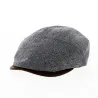 Casquette Plate Gecko Soie Gris - Flechet