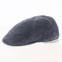 Flat Cap Baptiste Linen Blue - Flechet