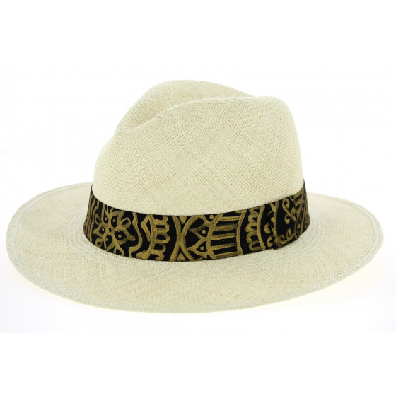 Fedora Mandala Panama Hat - Traclet Fedora Mandala Panama Hat - Traclet