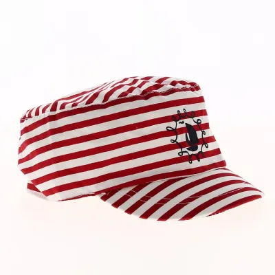 Casquette Cubaine Enfant Mory à Rayures Rouge - Traclet