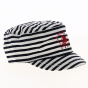Cuban Cap Child Mory with Navy Stripes - Traclet