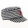 Casquette Cubaine Enfant Mory à Rayures Marine - Traclet