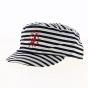 Cuban Cap Child Mory with Navy Stripes - Traclet