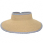 Sassari Straw Paper Visor Cap UPF50+ - Traclet
