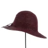 Capeline Elyne Paille Raphia Bordeaux - Traclet