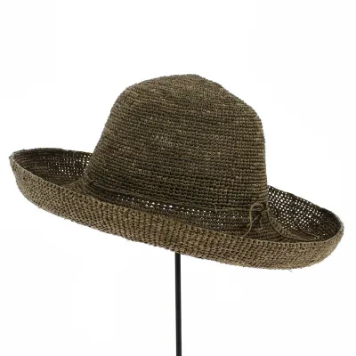 Capeline Dayana Straw Raphia Taupe - Traclet