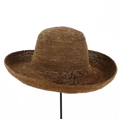 Capeline Dayana Straw Raphia Light Brown - Traclet