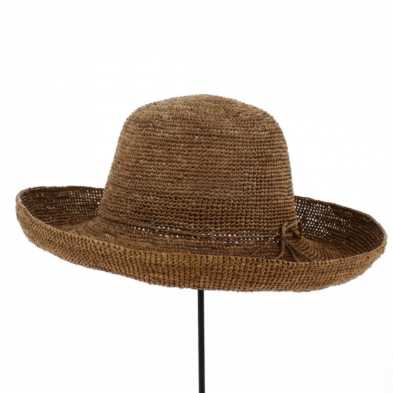 Capeline Dayana Straw Raphia Light Brown - Traclet