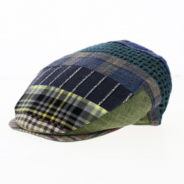Berto Multicolor Stripe Flat Cap - Alfonso d'Este