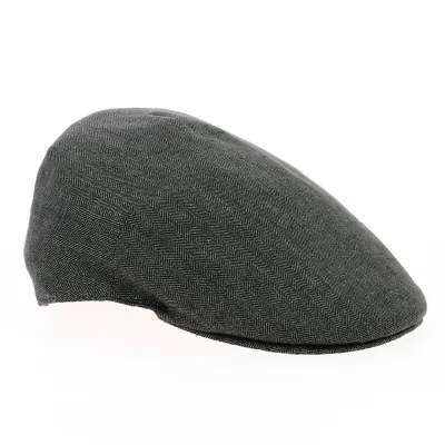 Casquette Plate Palo Lin Chevrons kaki - Alfonso d'Este