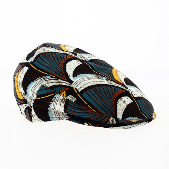 Casquette Plate Armand Multicolore Viscose - Alfonso d'Este Casquette Plate Armand Multicolore Viscose - Alfonso d'Este