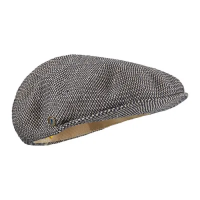 Summer Basque Beret Gabe Cotton Navy Blue - Laulhère