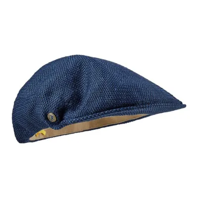 Basque Summer Beret Gabe Navy Blue - Laulhère