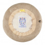 Basque Beret Summer Arriu Linen Beige - Laulhère