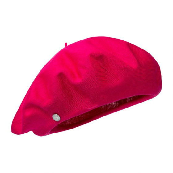 Béret Authentique Été Coton Bright Rose - Héritage par Laulhère