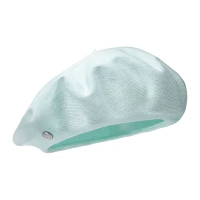 Authentic Summer Cotton Beret in Sea Breeze Green - Heritage by Laulhère  Reference: 15472| Chapellerie Traclet