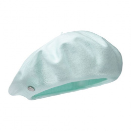 Béret Authentique Été Coton Vert Brise - Héritage par Laulhère