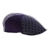 Peco Cotton & Linen Blue Patchwork Cap - Traclet