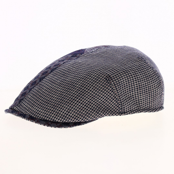 Casquette Bombée Peco Coton & Lin Bleu Patchwork - Traclet Casquette Bombée Peco Coton & Lin Bleu Patchwork - Traclet