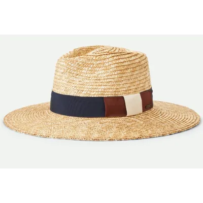 Chapeau Traveller Larges Bords Joanna Paille Naturelle - Brixton