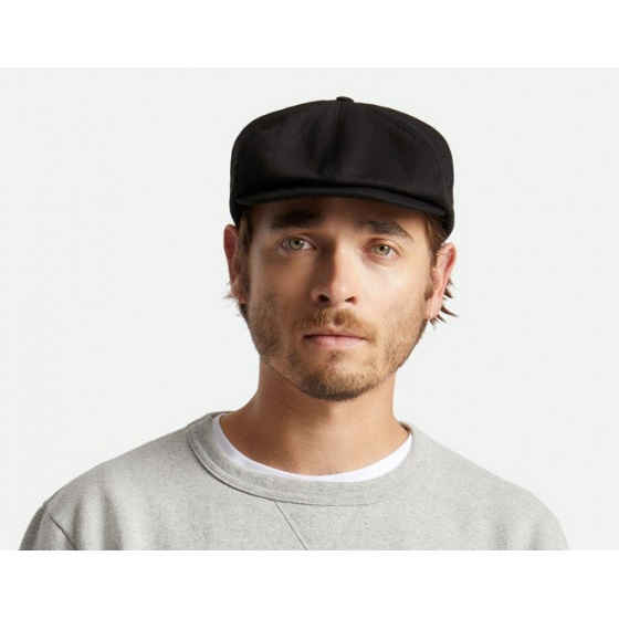 Casquette Brood Herringbone Noir - Brixton Casquette Brood Herringbone Noir - Brixton