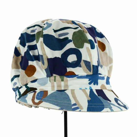 Cap Gavroche Sifnos Reversible Beige Cotton - Traclet