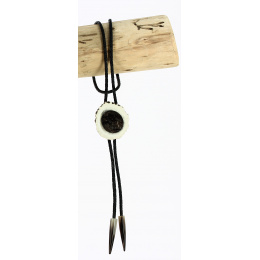 Bolo Tie - Deer & Malachite 6 Tie - Traclet