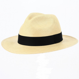 Natural Las Cumbres Panama Fedora Hat - Traclet