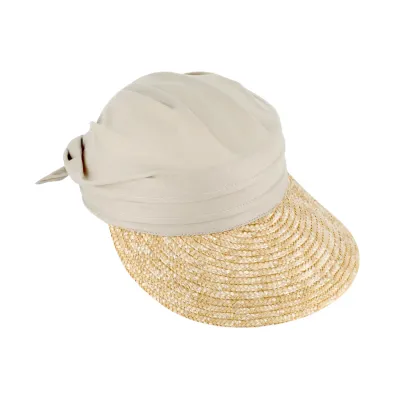 Casquette Visière Lolita Paille & Coton - Traclet