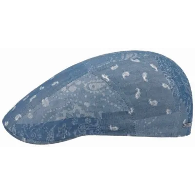 Belfast UPF+40 Cotton & Linen Flat Cap - Stetson Reference: 15694| Traclet Hat Shop
