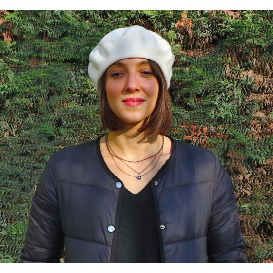 Béret Été Coton Biologique Ecru - Le Béret Français