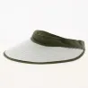 Bauloise Pornichet White & Jade Green Visor Cap - Soway
