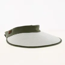 Bauloise Pornichet White & Jade Green Visor Cap - Soway